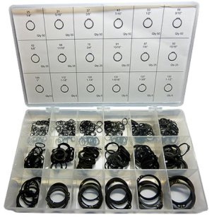 490pc External Retaining Ring Assortment. Made in The USA.