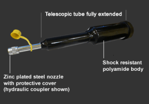 Push Type Oil Gun with Hydraulic Nozzle