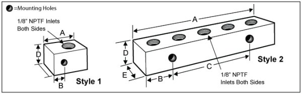 Grease Fitting Junction Block
